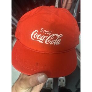enjoy coca cola snapback hat Made In USA Vintage